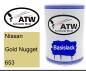 Preview: Nissan, Gold Nugget, 653: 500ml Lackdose, von ATW Autoteile West.